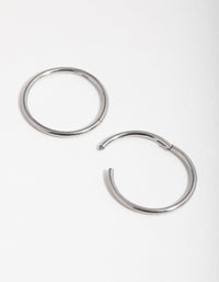 Surgical Steel Fine Sleeper Earrings 10MM - link has visual effect only