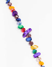 Gold Multi Colour Shell Necklace - link has visual effect only