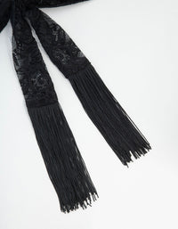 Thin Fabric Lace Fringe Scarf - link has visual effect only