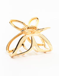 Gold Molten Line Butterfly Claw Clip - link has visual effect only