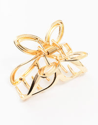 Gold Molten Line Butterfly Claw Clip - link has visual effect only