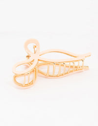 Large Gold Acrylic Bow Claw Clip - link has visual effect only