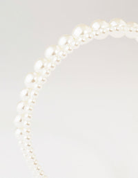 Beaded Graudti Pearl 2 Row Headband - link has visual effect only