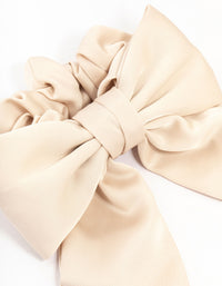 Pink Medium Relaxed Bow Scrunchie - link has visual effect only