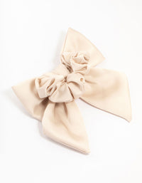 Pink Medium Relaxed Bow Scrunchie - link has visual effect only