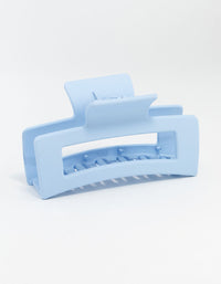 Large Blue Plastic Coated Claw Clip - link has visual effect only