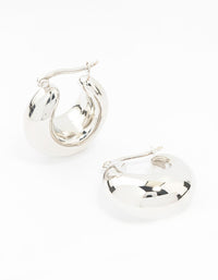 Stainless Steel Full Bubble Hoop Earrings - link has visual effect only