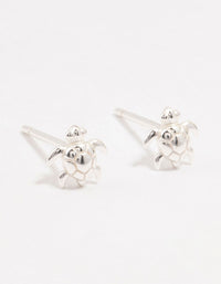 Sterling Silver Turtle Stud Earrings - link has visual effect only