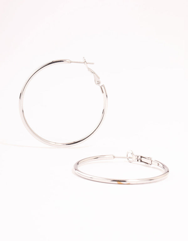 Surgical Steel Thin Hoop Earrings