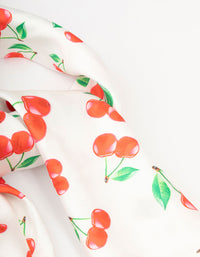 Classic Cherry Fabric Scarf - link has visual effect only