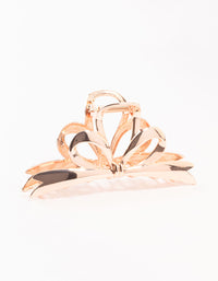 Rose Gold Bow Claw Clip - link has visual effect only