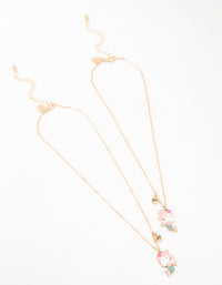 Kids Gold Mermaid BFF Necklace - link has visual effect only