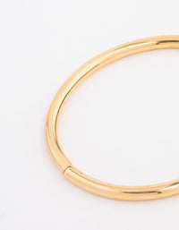 Waterproof Gold Plated Stainless Steel Simple Hinge Bracelet - link has visual effect only