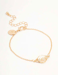 Gold Planet & Diamante Stars Bracelet - link has visual effect only