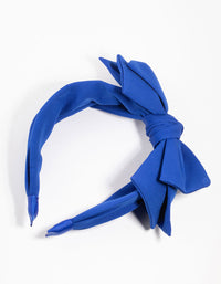 Large Fabric Statement Bow Headband - link has visual effect only