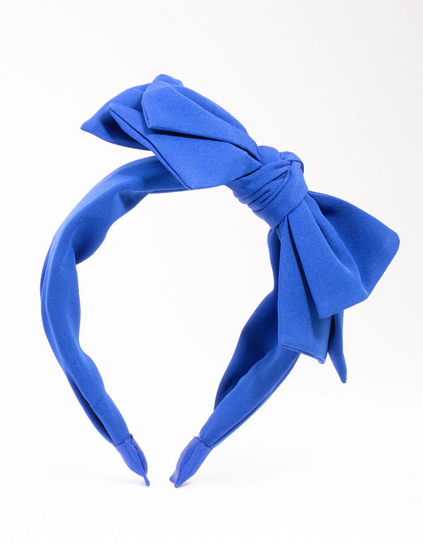 Large Fabric Statement Bow Headband