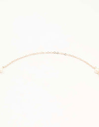 Rose Gold Freshwater Pearl Drop T&O Necklace - link has visual effect only