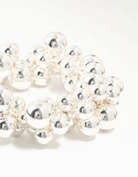 Silver Mixed Bubble Stretch Bracelet - link has visual effect only