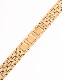 Gold & Diamante Chain Watch Strap 42/44/45 - link has visual effect only