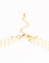 Pearl Trio Layered Necklace - link has visual effect only