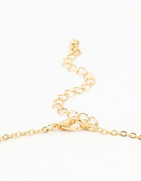 Gold Plated Emerald Clover Pendant Necklace - link has visual effect only