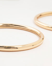 Gold Smooth Bangles 2-Pack - link has visual effect only