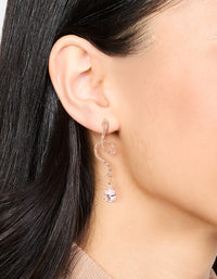 Gold Diamante Snake Drop Earrings - link has visual effect only
