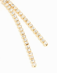 Gold Plated Mother Of Pearl Butterfly Cupchain Earrings - link has visual effect only