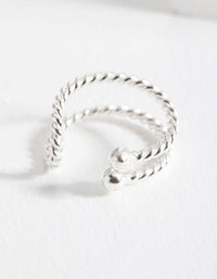 Sterling Silver Rope Ear Cuff - link has visual effect only