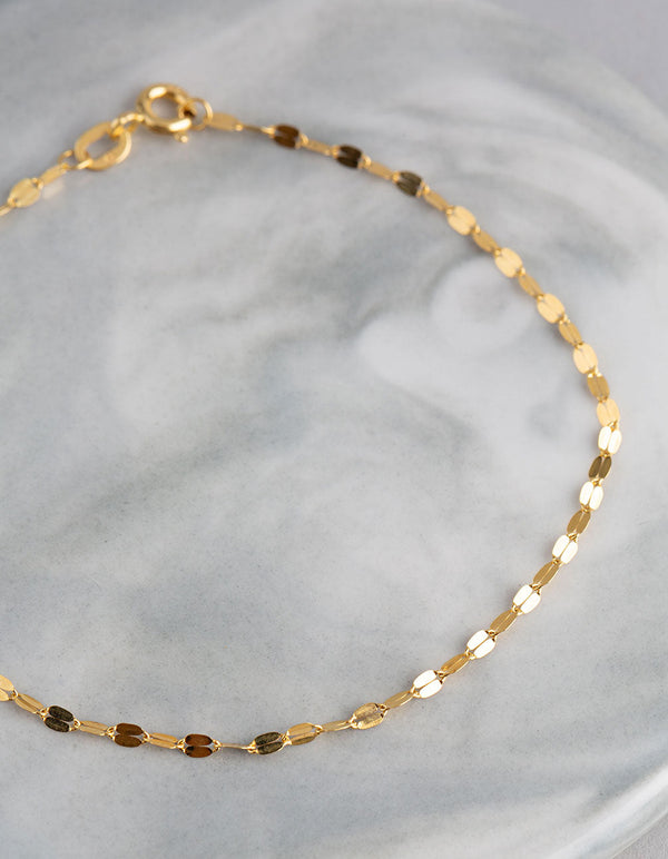 9ct Gold Forzantina Chain Bracelet