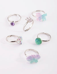 Kids Butterfly Ombre Ring Pack - link has visual effect only