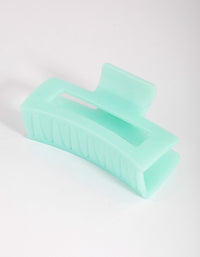 Mint Hair Claw Clip - link has visual effect only