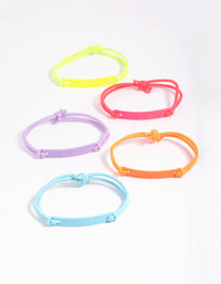 Kids Fluro Best Friend Stretch Bracelets - link has visual effect only