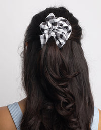 Black & White Check Scrunchie - link has visual effect only