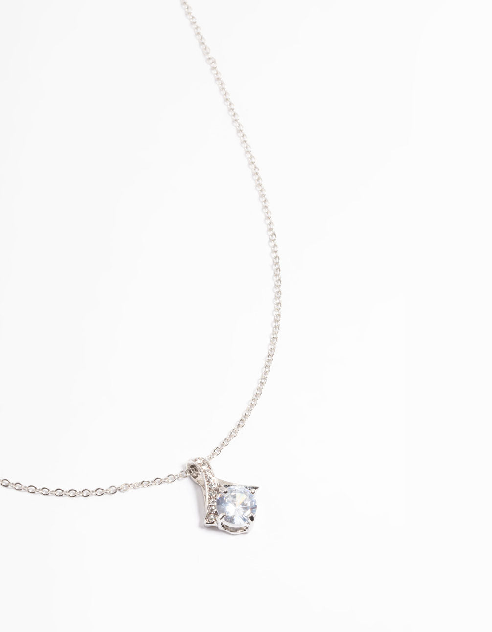 Cz sales drop necklace