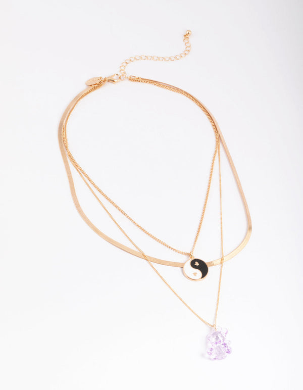 Cute on sale gold necklace