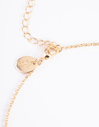 Gold Bubble 3D Heart Necklace - link has visual effect only