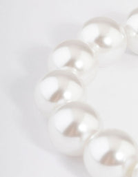 Bead Large Pearly Stretch Bracelet - link has visual effect only