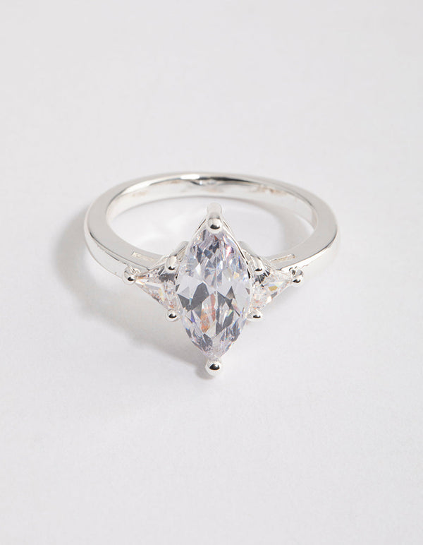 Marquise diamond engagement on sale rings