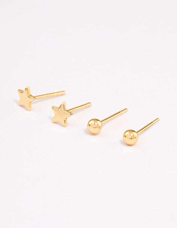 Lovisa - ROTATE AND REPEAT. Gold Plated Sterling Silver earrings