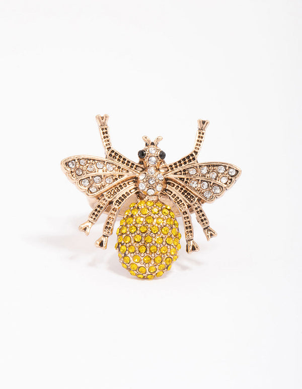 Gold bumble sale bee brooch