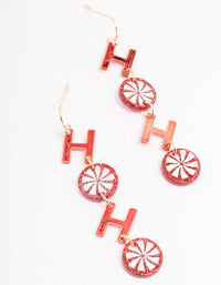 Red HoHo Candy Drop Earrings - link has visual effect only