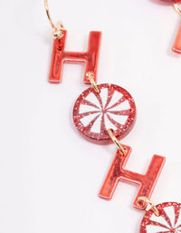 Red HoHo Candy Drop Earrings - link has visual effect only